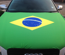 Brazil Car Bonnet Flag