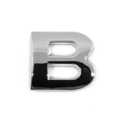 Chrome Letter 'B'