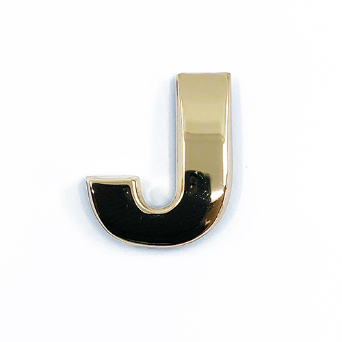 Gold Letter 'J'