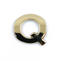 Gold Letter 'Q'