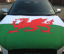 Wales Car Bonnet Flag