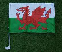 Wales Car Window Flag